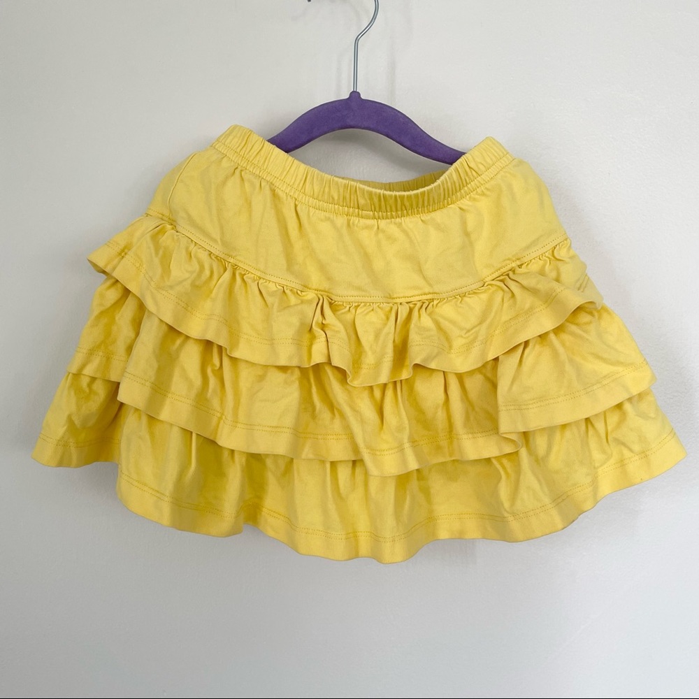 Hanna Andersson Yellow Ruffle Skirt